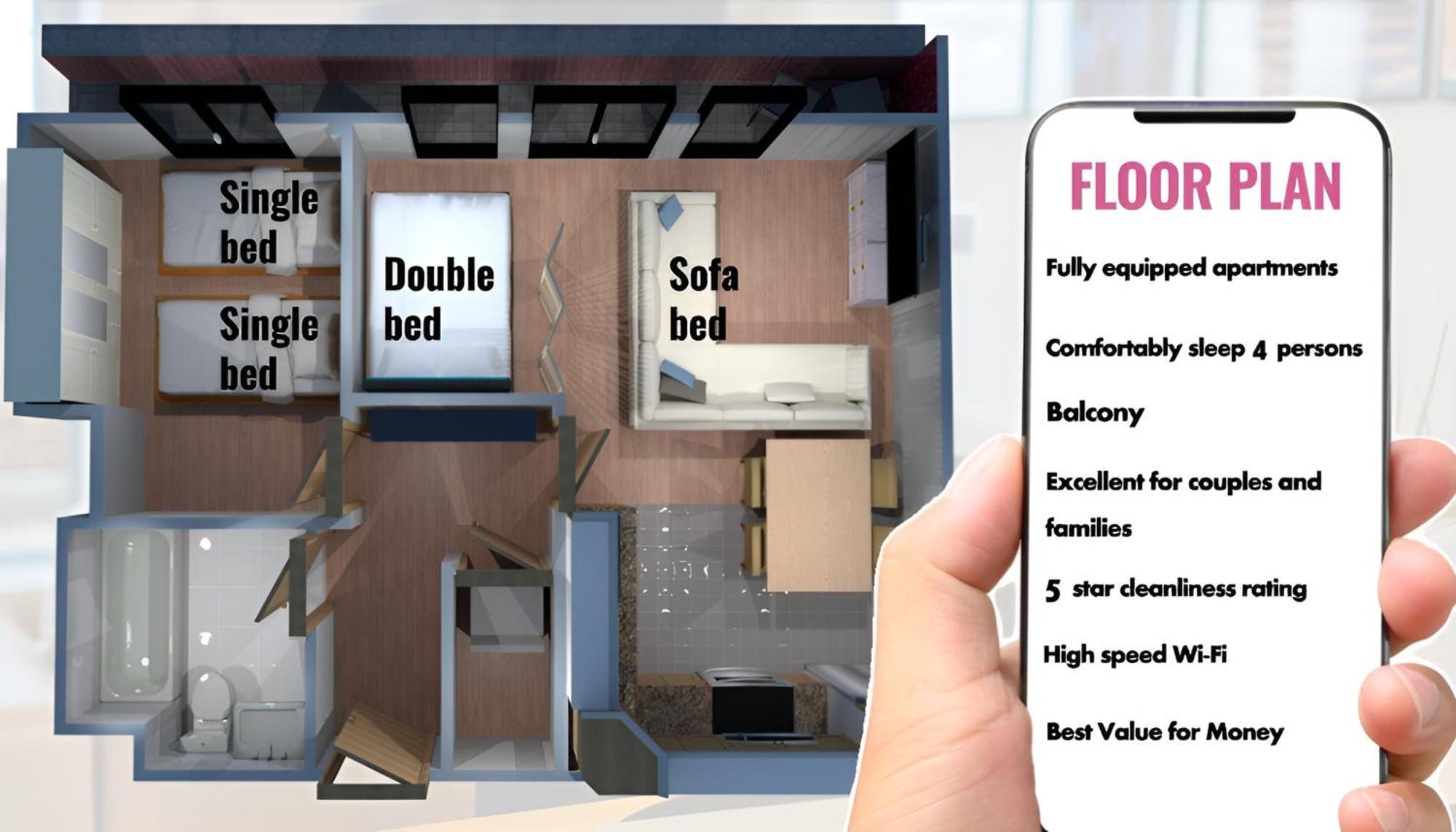 Sidemersey Livings- Convenient And Central 2-Bedroom Haven In L1 Liverpool Dış mekan fotoğraf